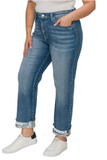 Plus Size High Rise Stretch Jeans