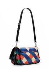 Load image into Gallery viewer, Midsize crossbody bag women patchwork