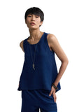 FLORIA Denim muslin top LUUKAA