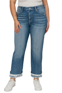 Plus Size High Rise Stretch Jeans