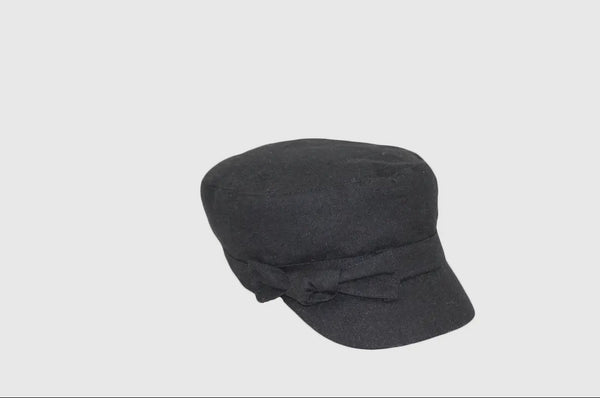 Newsboy Cap Hat Black