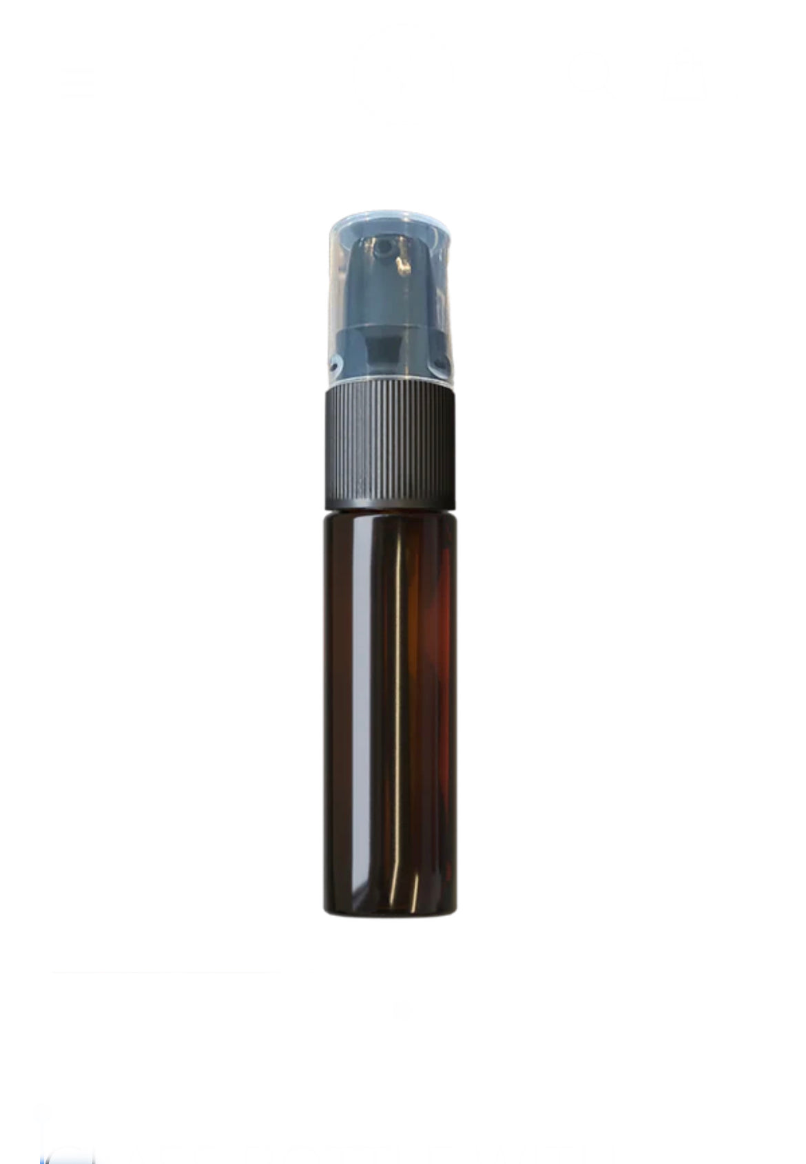 GLASS BOTTLE WITH PUMP LID | 10 ml