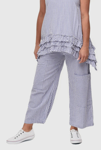 Boho Seersucker Pants