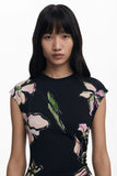 IRREGULAR FLORAL DRESS