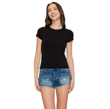 Double Layer Crew Neck Cotton Tee