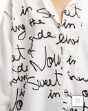 Desigual Oversize Lettering Shirt