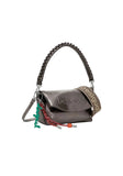 Half Logo Trokel Dark Silver Bag