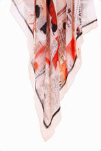 Load image into Gallery viewer, Rectangular newspaper foulard