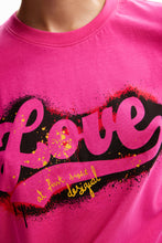 Load image into Gallery viewer, Graffiti Love T-Shirt Desigual