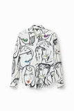 Arty faces shirt Desigual