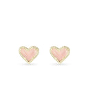 ARI HEART STUD EARRINGS