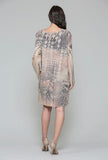 Suede Round Dress with Pockets