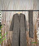Long Coat and Scarf w/ Functional Pockets