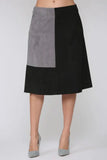 Suede Stretch Skirt