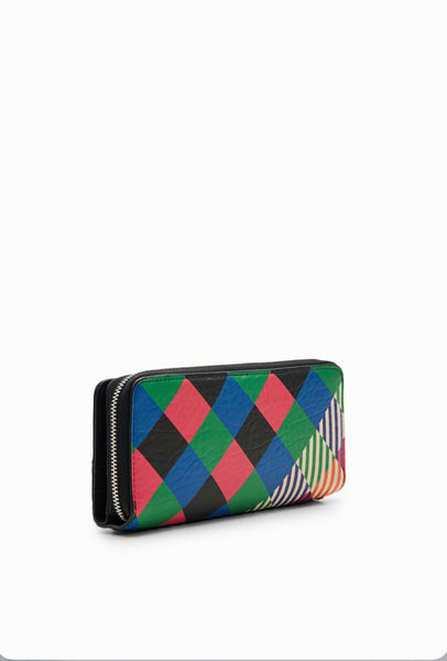 Large diamond wallet Desigual