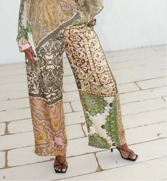 Multi Print Pants