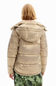 Metallic padded jacket Desigual
