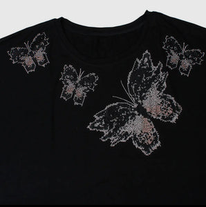 Butterfly Bat Wing Sleeve T-shirt