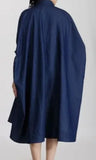 Button Down hi low denim Dress / Shirt