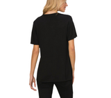 Sequin Inset Short Sleeve Top