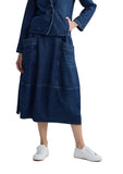 HAYDEN Balloon denim skirt LUUKAA