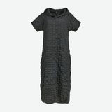 MY SOUL CHECK DRESS IN BLACK 5043