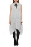 Reina Lee Polka Dot Tunic Zipper