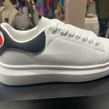 Classic White Sneakers with Heart Deco