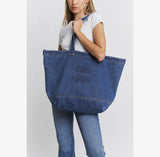 Large Blue Denim Bag