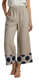 Pants 100% Linen Dots