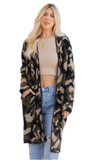 Camo Cardigan Curvy