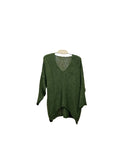Loose knit Sweater with wide neckline