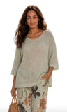 Mesh Sweater (LS 6042NW)-Pista