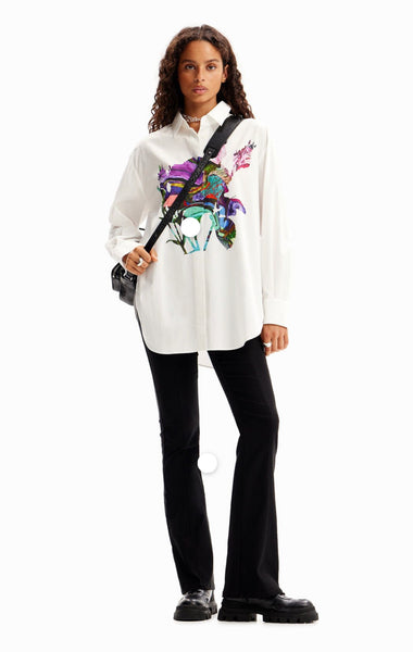 M. Christian Lacroix oversize arty shirt