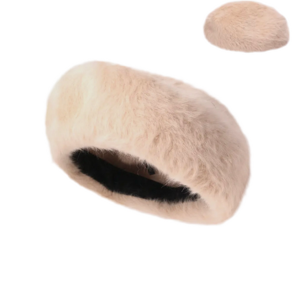 Angora Faux Fur Beret