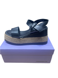 Venetia Black Sandals Genuine Leather