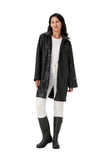 Nikki Jones Printed Waterlproof ong raincoat S66014-505P