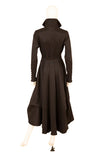 Stretch Duppioni Long Sleeve Dress