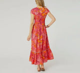 Button Front Maxi Dress