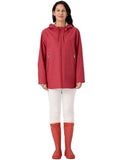Nikki JonesWaterproof hooded shirttail rain jacket S66014-505 S26