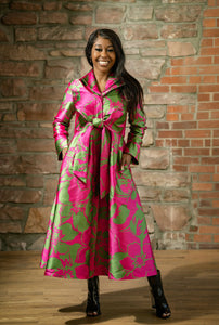 Yarn Dyed Brocade dress