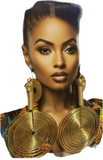 African Dangling Earrings