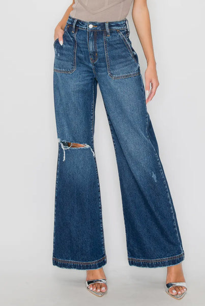 High Rise Flare Jeans