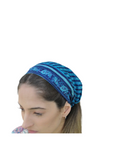 Upcycled silk sari reversible headband