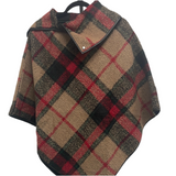 Plaid Poncho