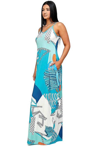 sleeveless maxi dress