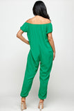 Off Shoulder Jumpsuit