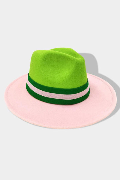 Fedora Hat Color Block