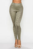Embossed Leggings Black
