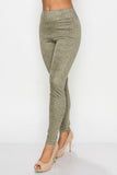 Embossed Leggings Black